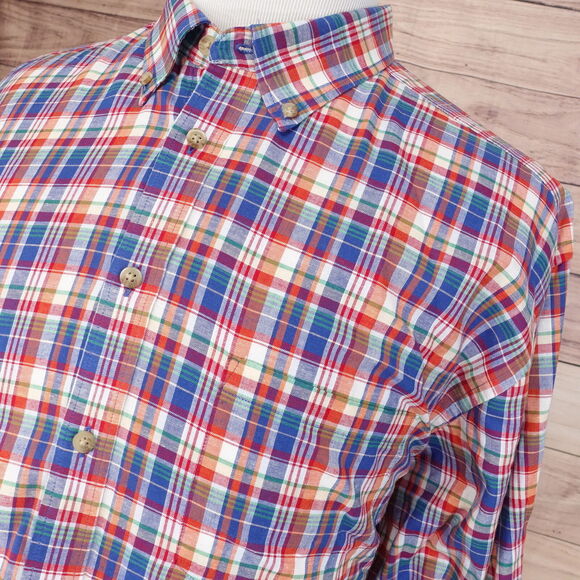 CHARLES TYRWHITT WEEKEND CLASSIC FIT LINEN BLEND BUTTON DOWN SHIRT MENS 2XL XXL - Picture 2 of 7